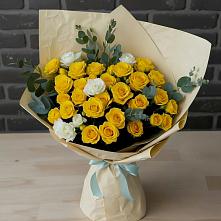 Букет цветов из:  Розы #REPLACE_PRED# Сосенском