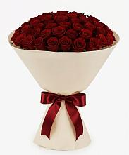 Букет 101 Бордовая роза Блэк Бакарра в Сосенском