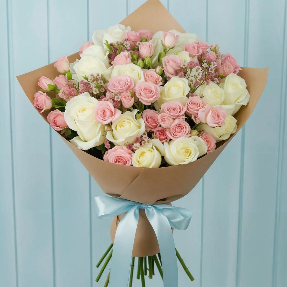 Букет цветов из: Розы в Сосенском