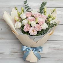 Букет цветов из:  Лизиантусы в Сосенском