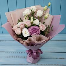 Букет цветов из:  Розы и Лизиантусы в Сосенском