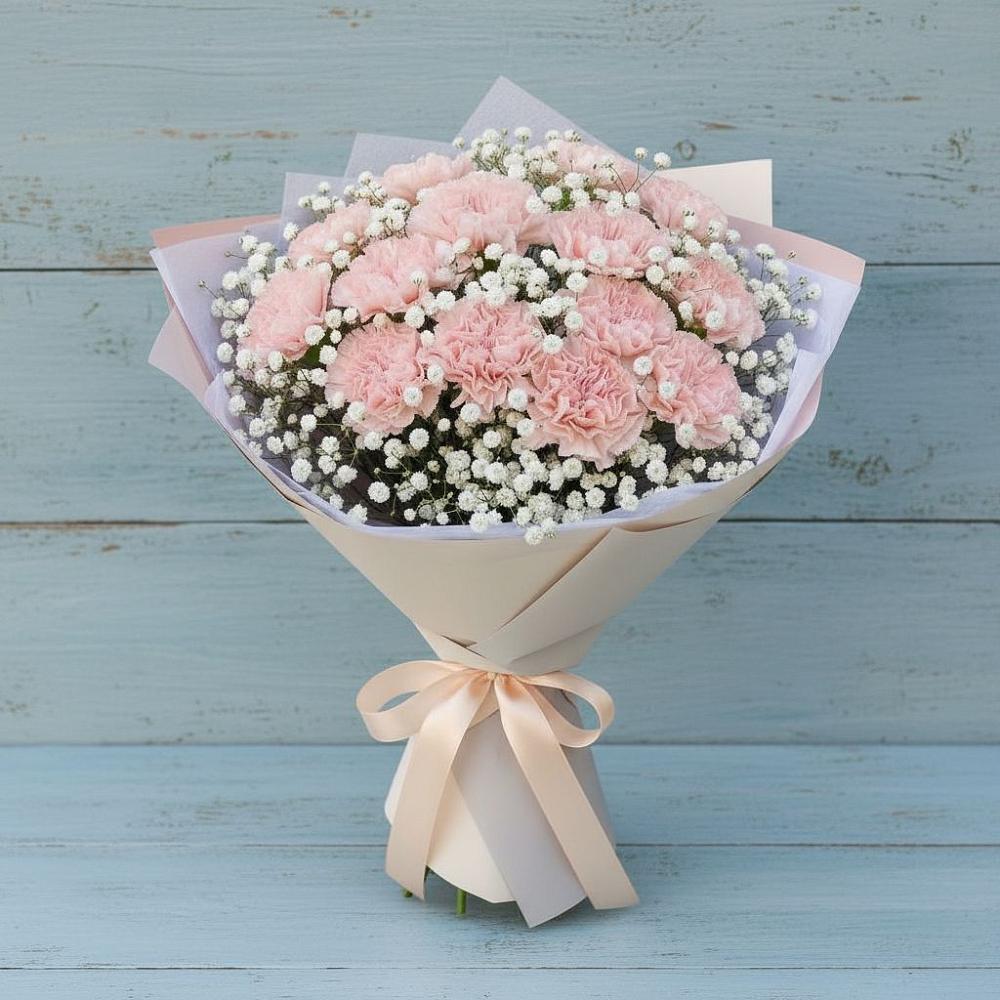 Букет цветов из: Гвоздики в Сосенском