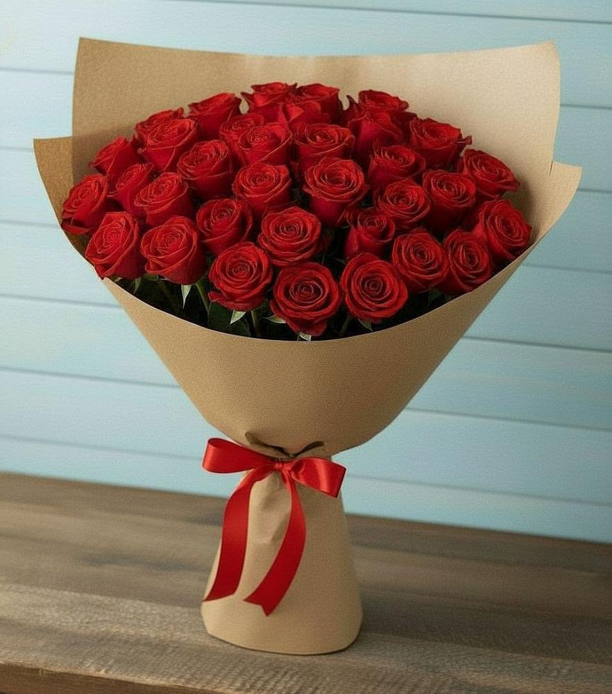Букет Красные розы Милано в Сосенском