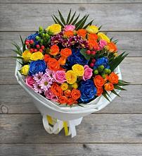Букет цветов из:  Розы и Хризантемы в Сосенском