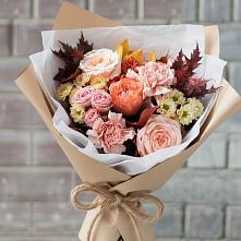 Букет цветов из:  Гвоздики, Хризантемы и Розы в Сосенском