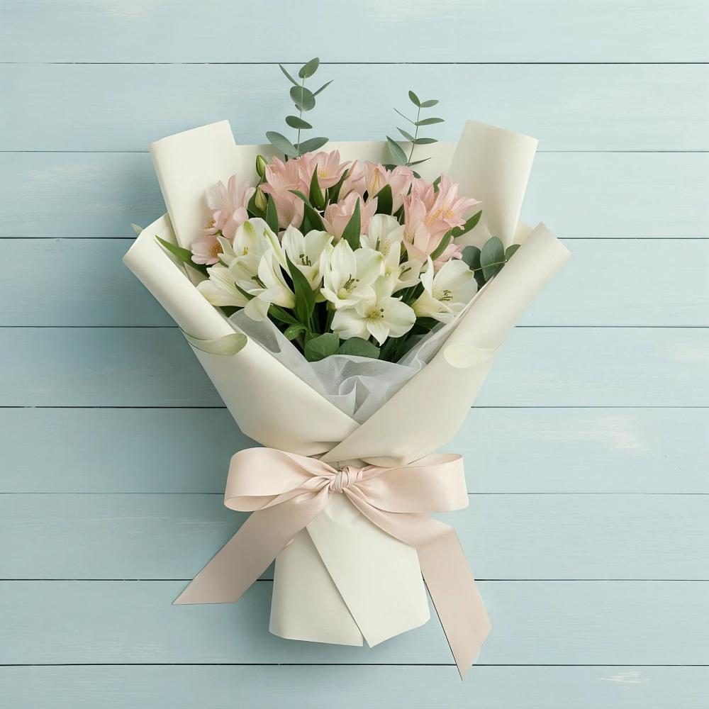 Букет цветов из: Альстромерии в Сосенском