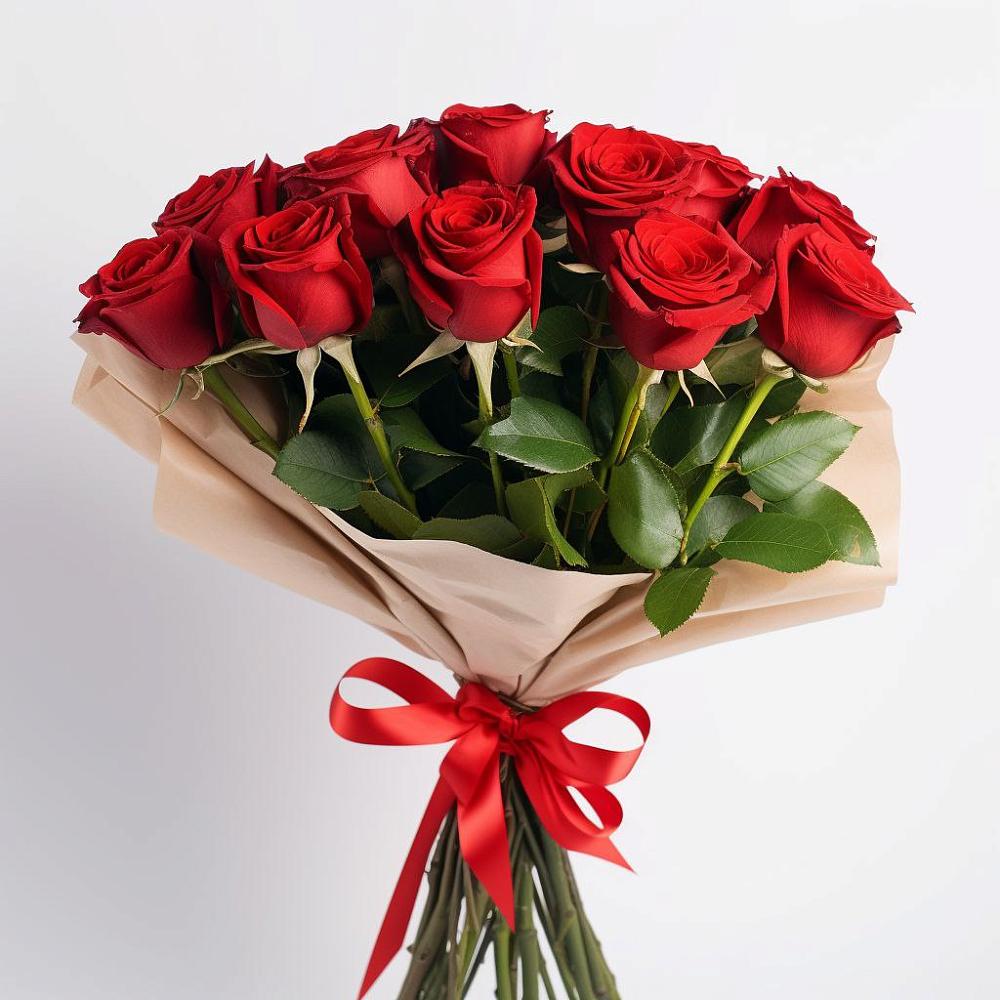 Букет 11 Красных роз Эдлесс Лав в Сосенском